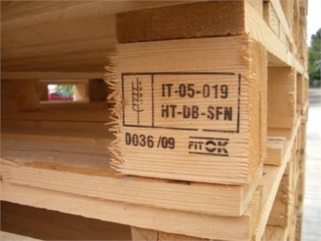 CONFORMITA' ISPM 15 PALLET